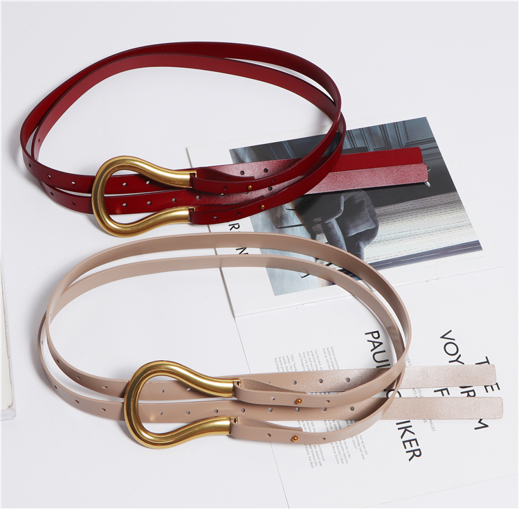 High-Quality Genuine Leather Women's Belt