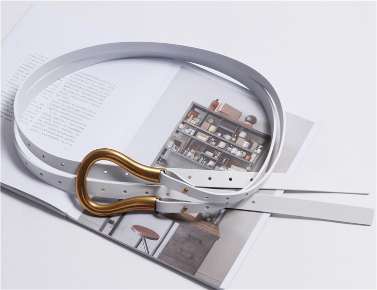 High-Quality Genuine Leather Women's Belt