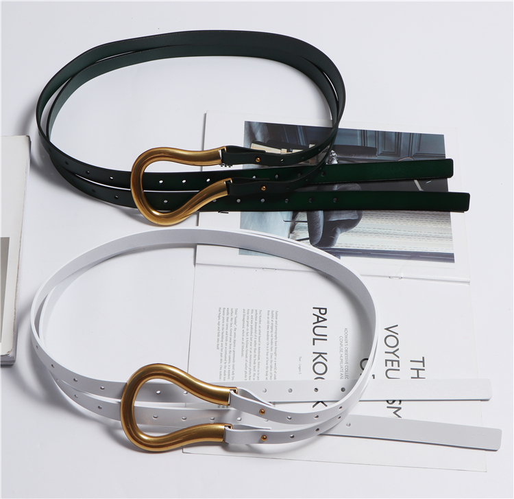 High-Quality Genuine Leather Women's Belt