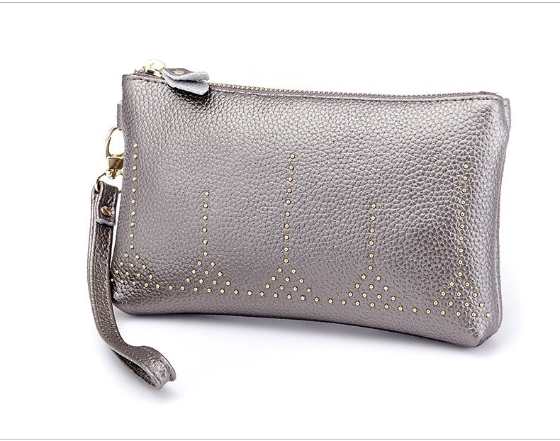 Genuine Leather Women's Clutch
