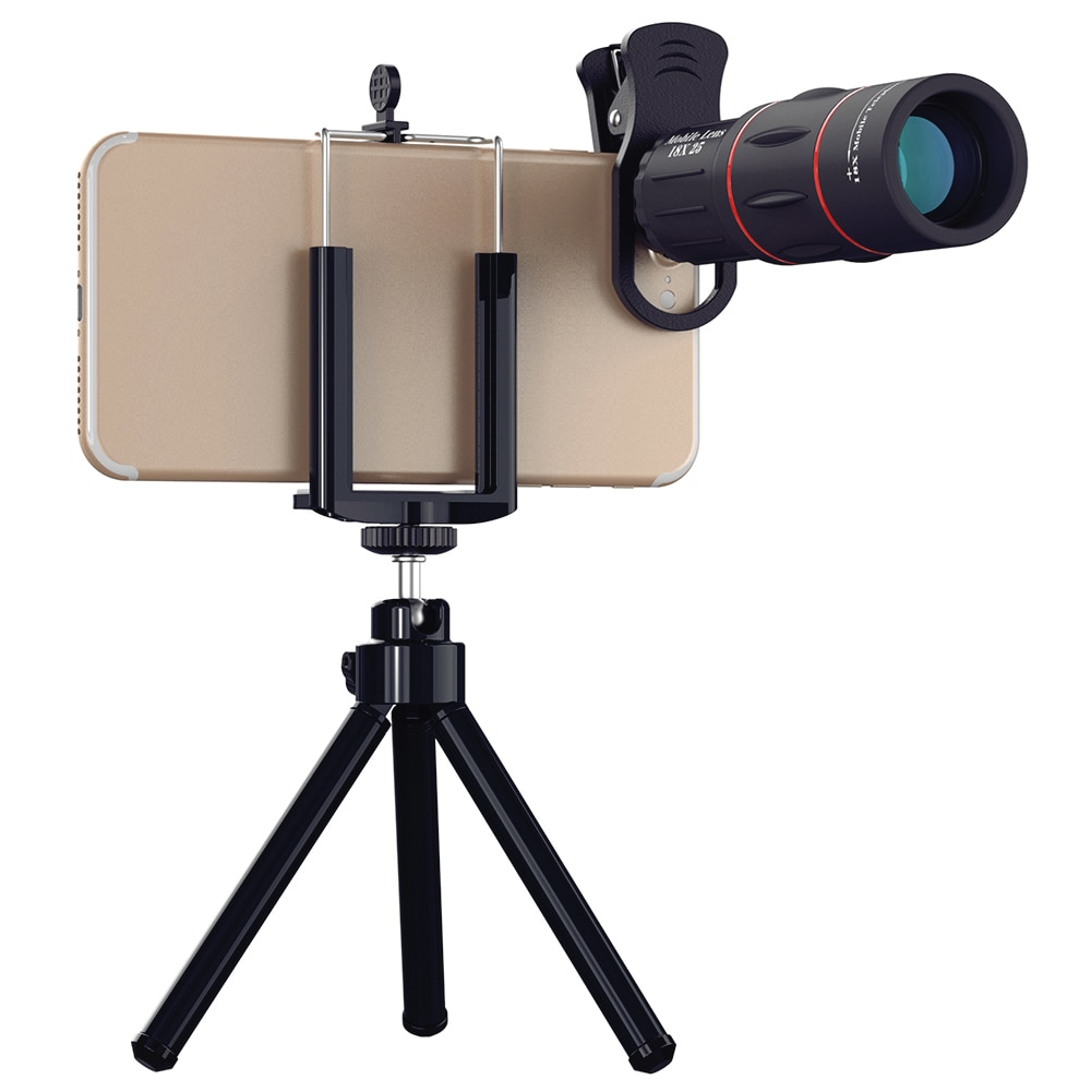 18X Universal Telescope Phone Lens with Tripod 18X Universal Telescope Phone Lens with Tripod
