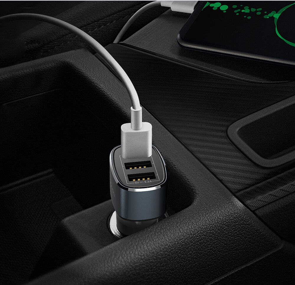 USB Plug Car Charger for iPhone
