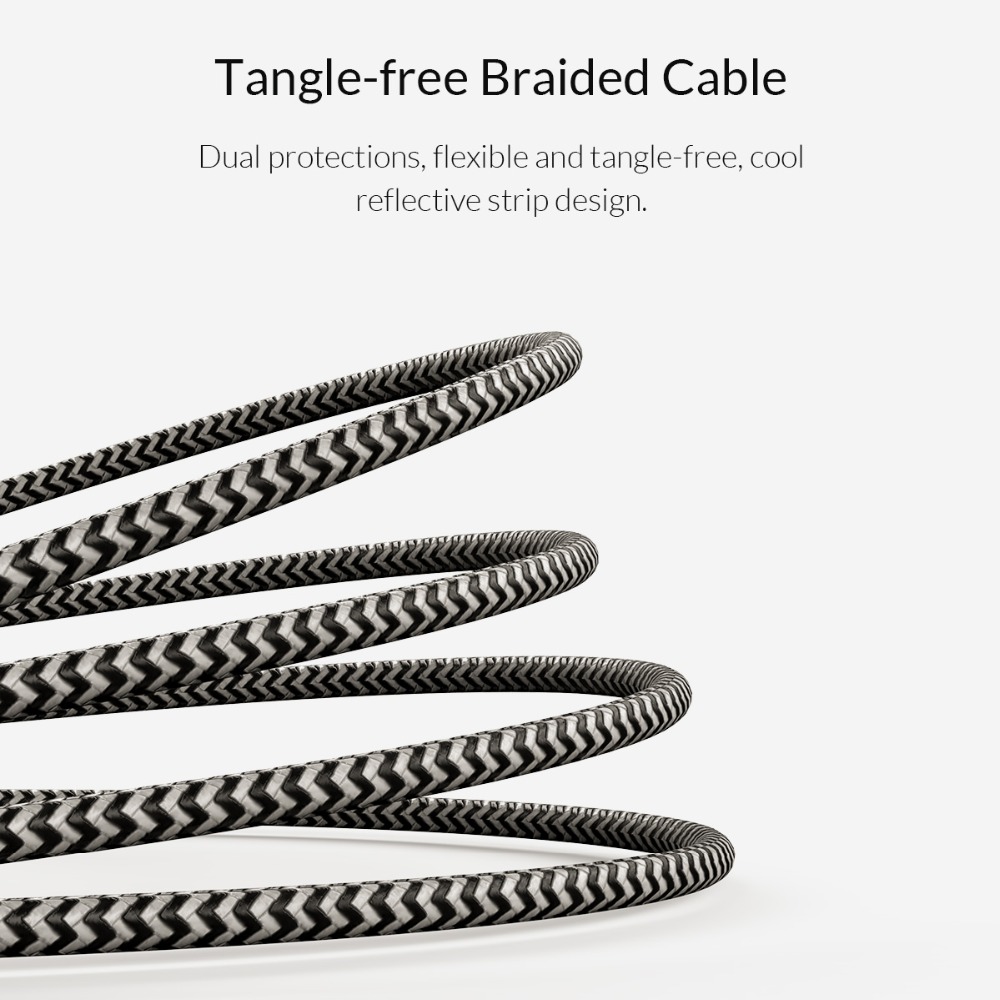 2.1A USB Cable for iOS and Android Phones