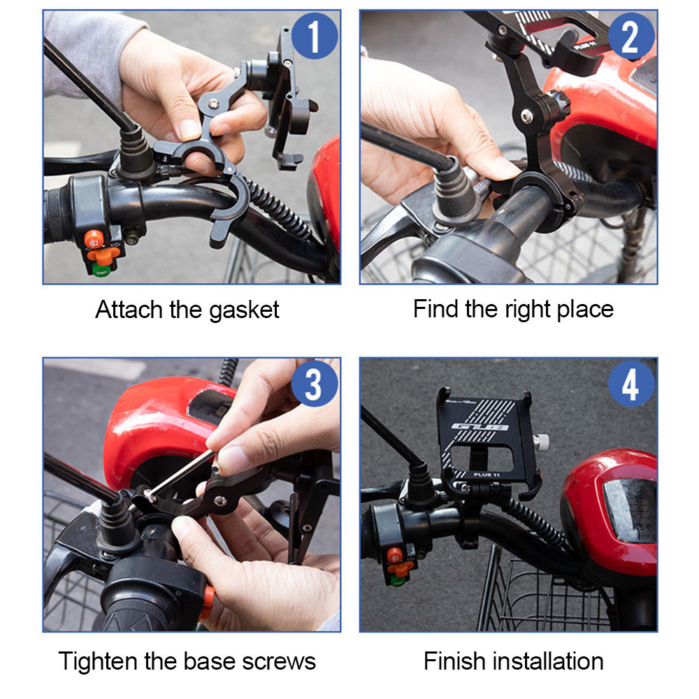 Aluminum Alloy Bike Phone Holder Rack Aluminum Alloy Bike Phone Holder Rack