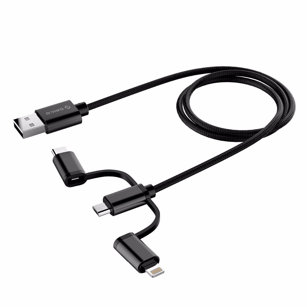 3 in 1 Type C/Micro/Lightning USB Cable 3 in 1 Type C/Micro/Lightning USB Cable
