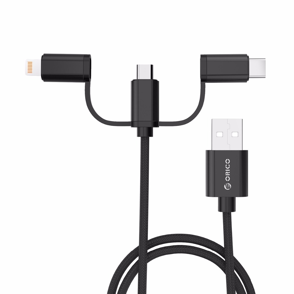 3 in 1 Type C/Micro/Lightning USB Cable 3 in 1 Type C/Micro/Lightning USB Cable