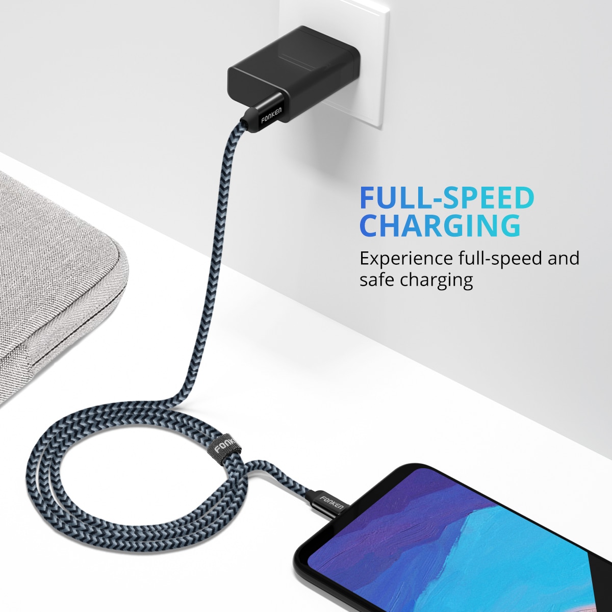 Quick Charger Mini USB Android Phone Cord