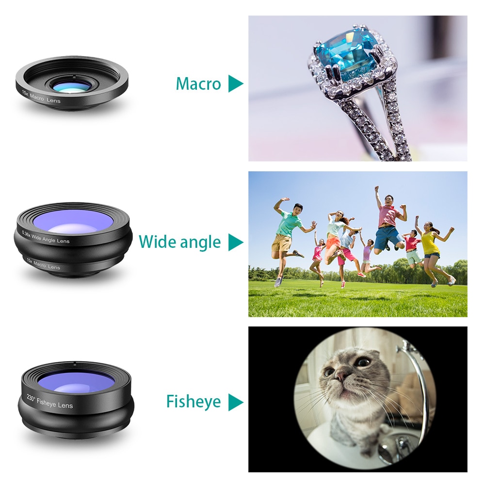 3 in 1 Phone Lens Kit 3 in 1 Phone Lens Kit