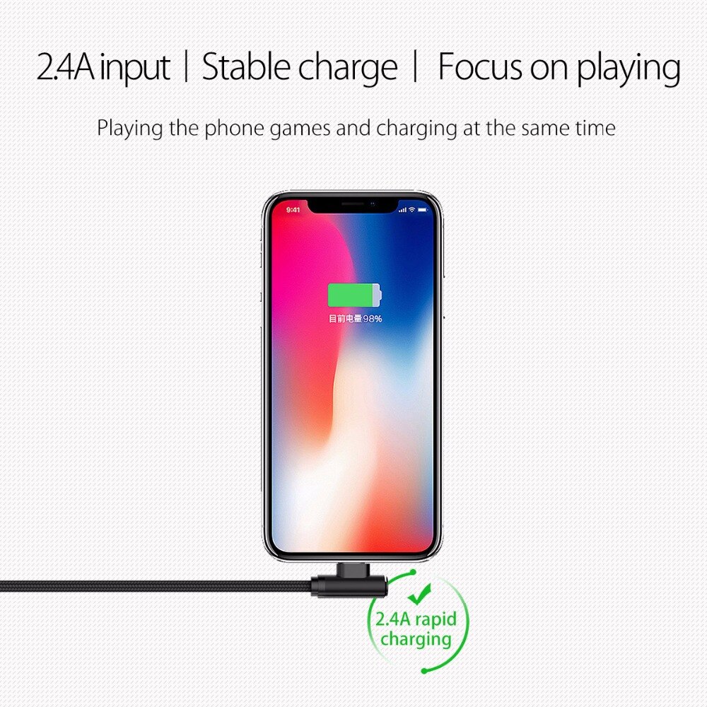 Gamer Friendly USB Lightning/Type-C/Micro Cable Gamer Friendly USB Lightning/Type-C/Micro Cable