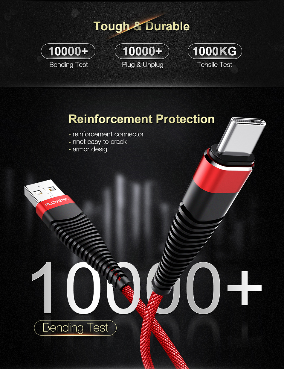 High Tensile Design Type-C Cable