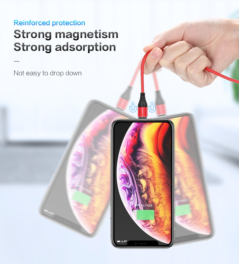 Magnetic USB Charging Cable for Smartphones