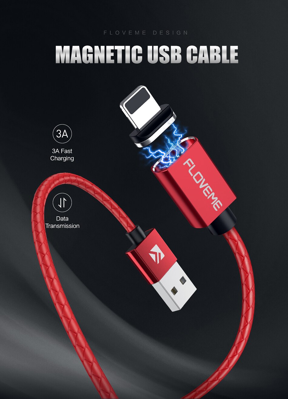 Magnetic Design Fast Charging Cable Magnetic Design Fast Charging Cable