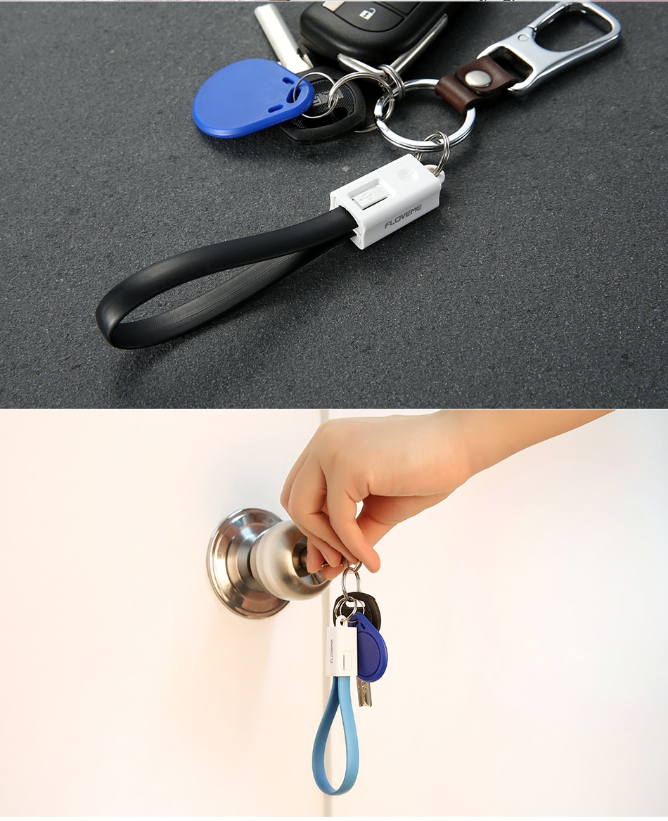 Keychain Design USB Charging Cable Keychain Design USB Charging Cable