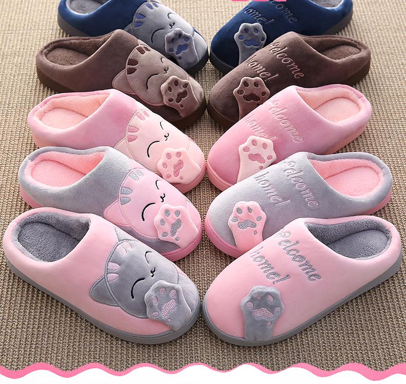 Women`s Winter Non-Slip Soft Slippers