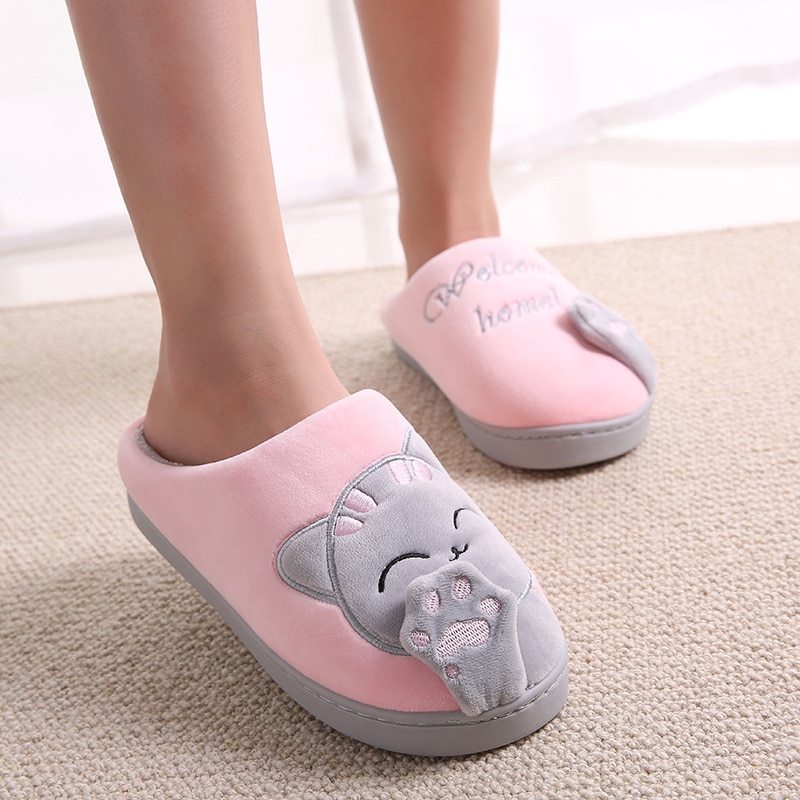 Women`s Winter Non-Slip Soft Slippers