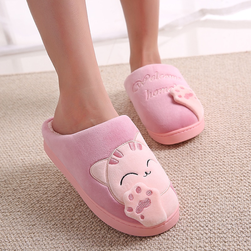 Women`s Winter Non-Slip Soft Slippers