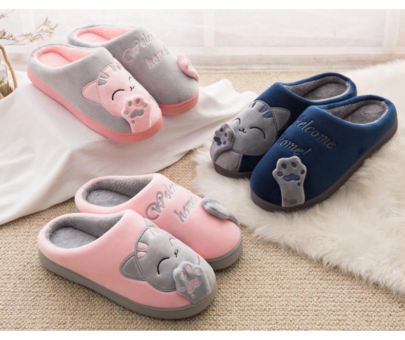 Women`s Winter Non-Slip Soft Slippers