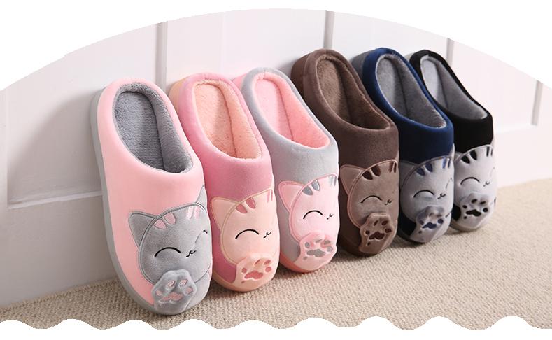 Women`s Winter Non-Slip Soft Slippers