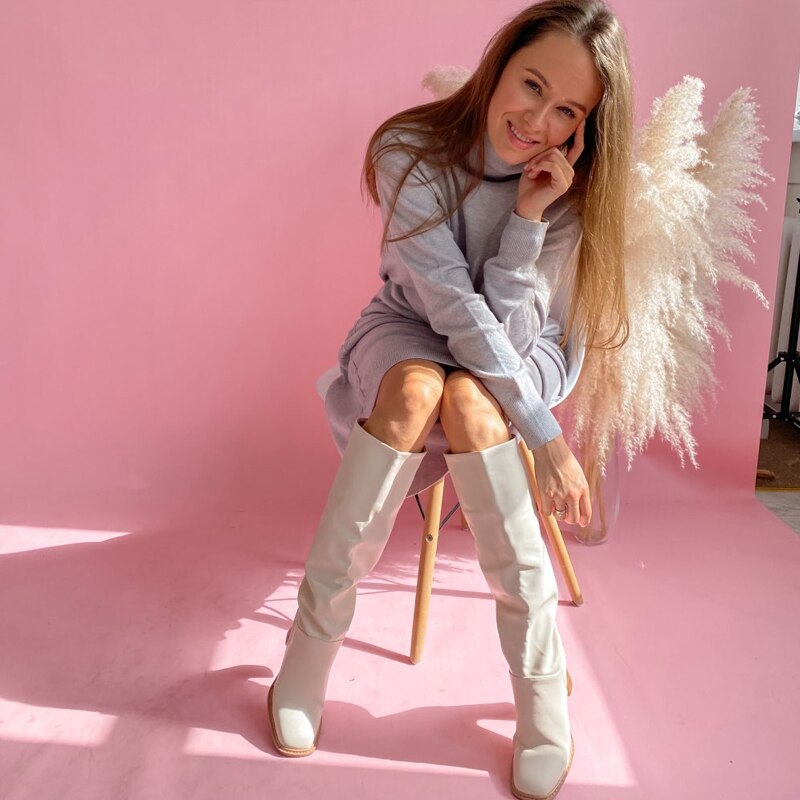 High Heel Casual Winter Boots for Women