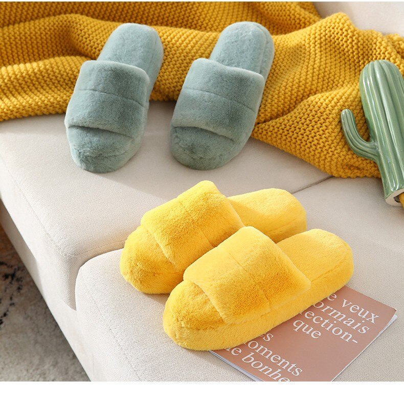 Women's Plush Winter Warm Home Slippers