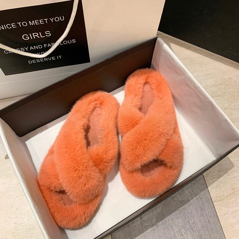 Women's Plush Winter Warm Home Slippers