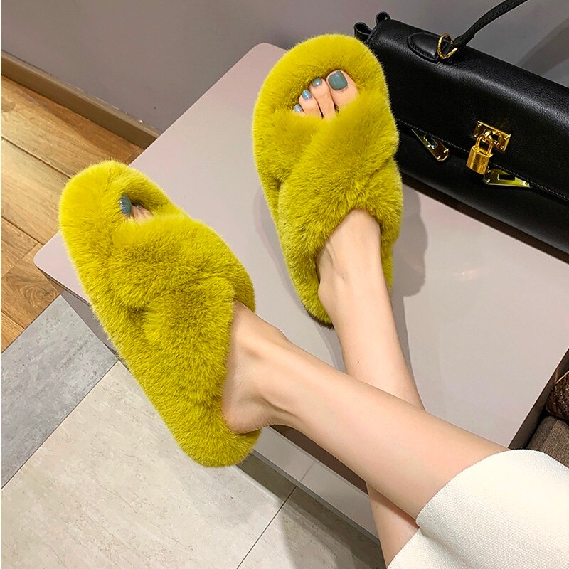 Women's Plush Winter Warm Home Slippers