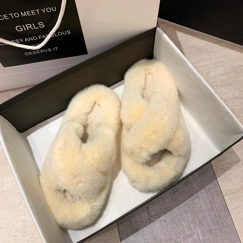 Women's Plush Winter Warm Home Slippers