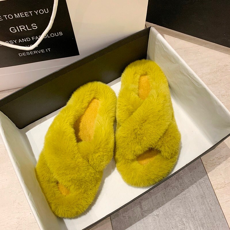 Women's Plush Winter Warm Home Slippers