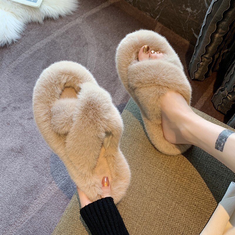 Women's Plush Winter Warm Home Slippers
