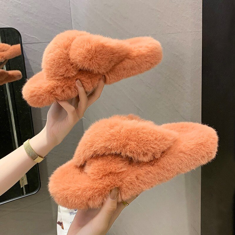 Women's Plush Winter Warm Home Slippers