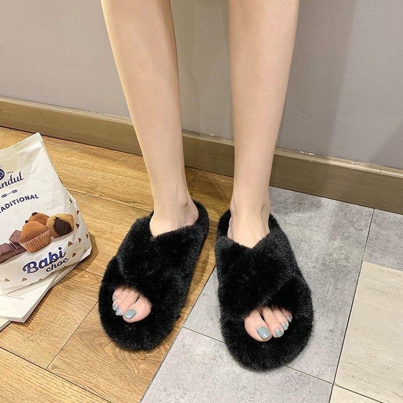 Women's Plush Winter Warm Home Slippers