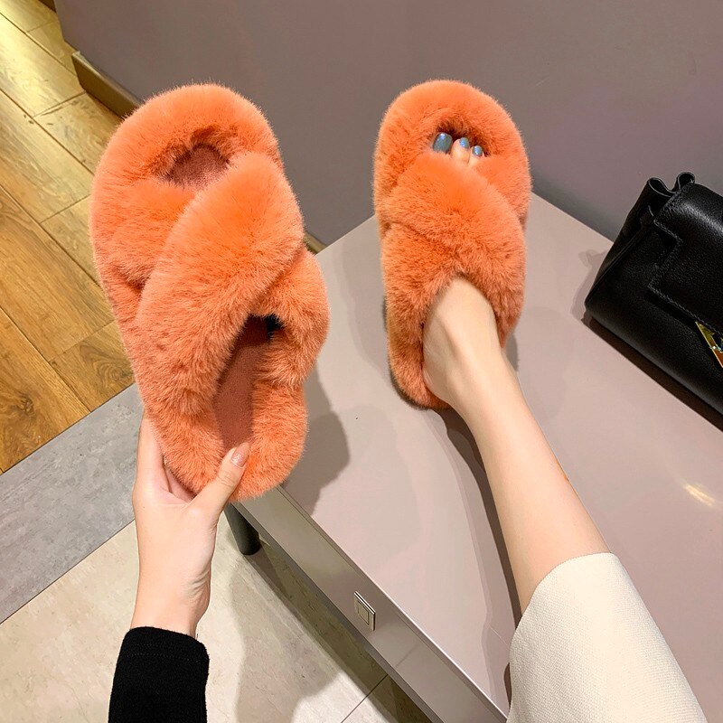 Women's Plush Winter Warm Home Slippers