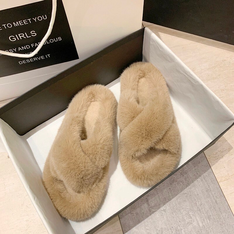 Women's Plush Winter Warm Home Slippers