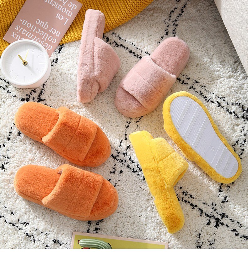 Women's Plush Winter Warm Home Slippers