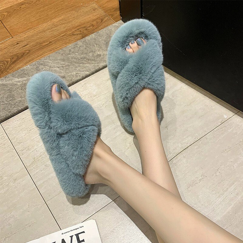 Women's Plush Winter Warm Home Slippers