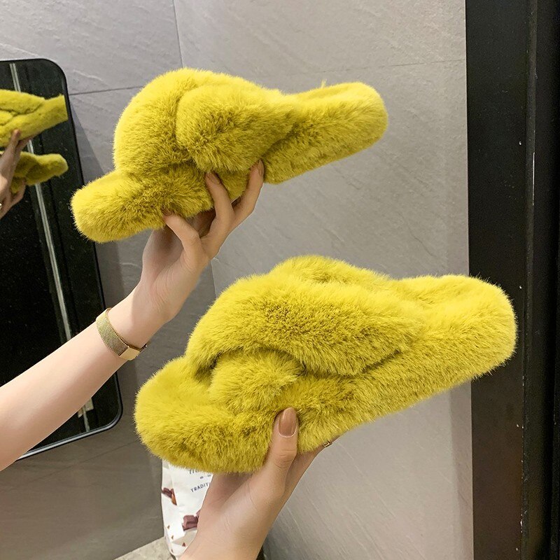 Women's Plush Winter Warm Home Slippers