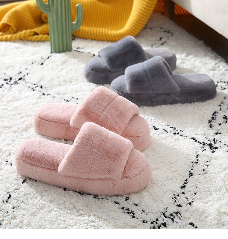 Women's Plush Winter Warm Home Slippers