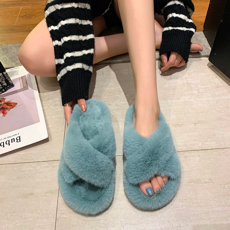 Women's Plush Winter Warm Home Slippers