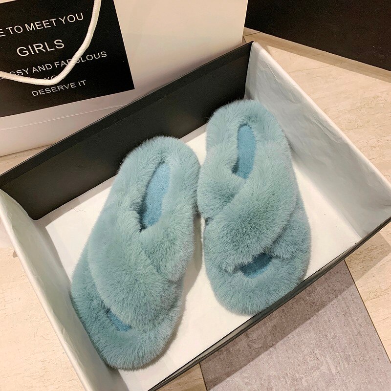 Women's Plush Winter Warm Home Slippers