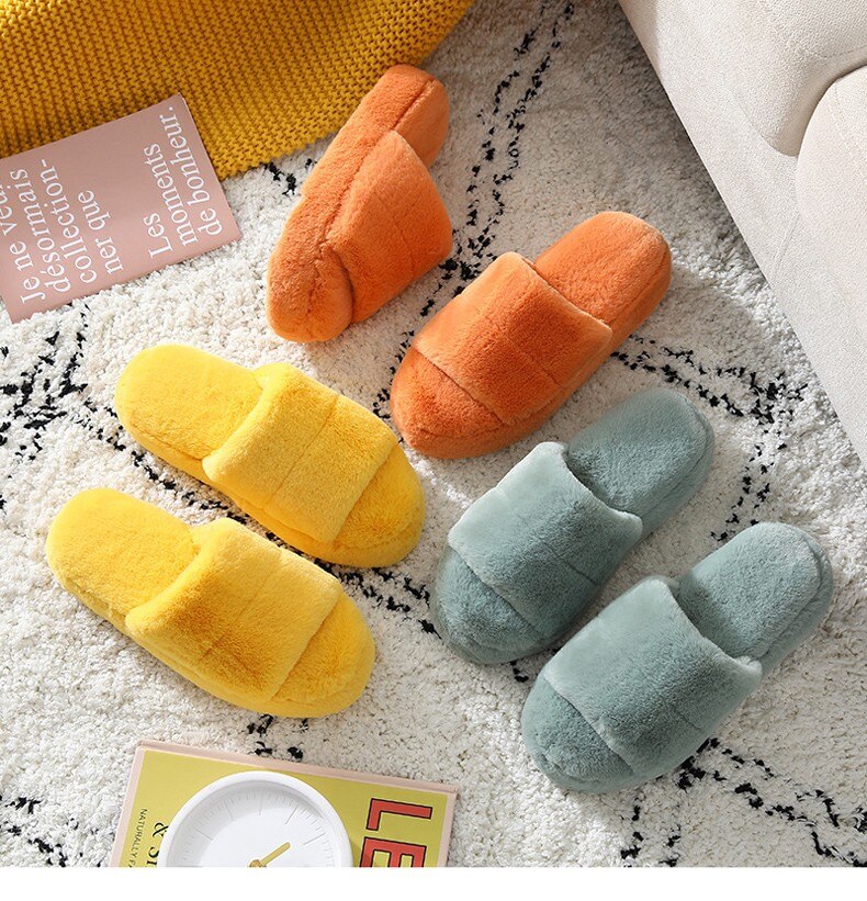 Women's Plush Winter Warm Home Slippers