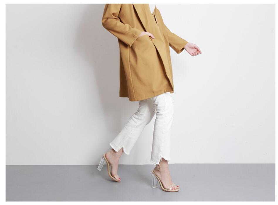 Women's Crystal Open Toed High Heels Sandals