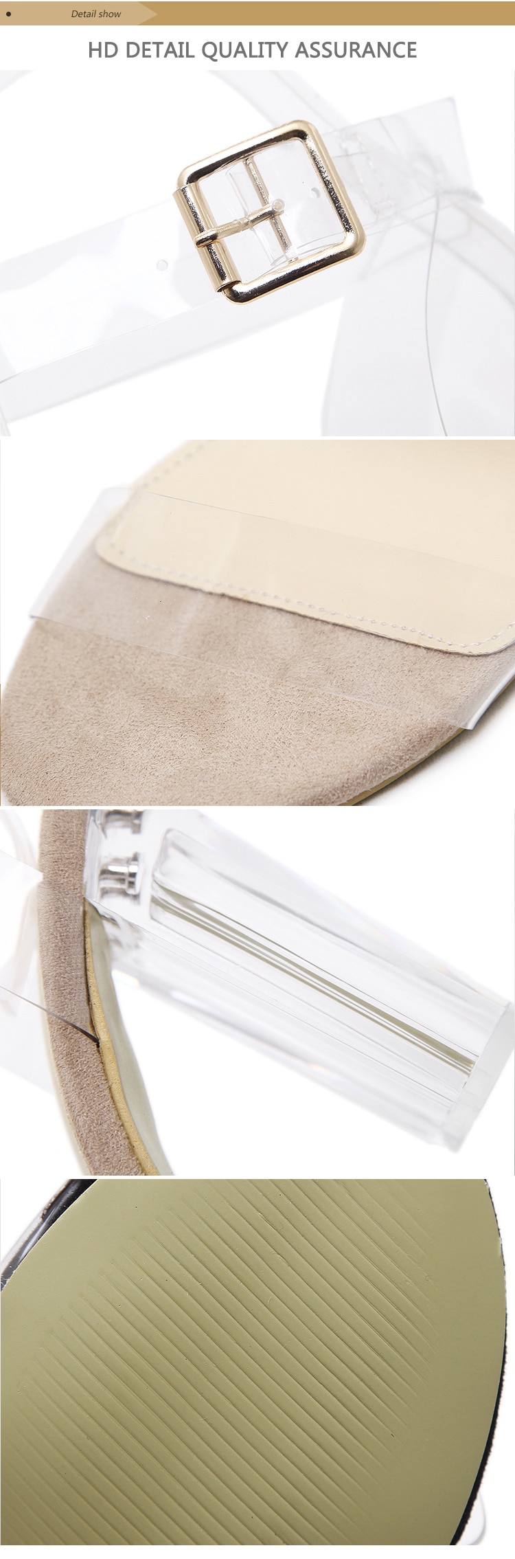 Women's Crystal Open Toed High Heels Sandals