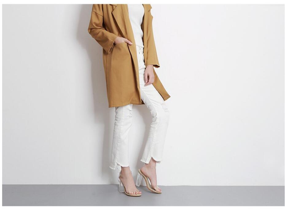 Women's Crystal Open Toed High Heels Sandals