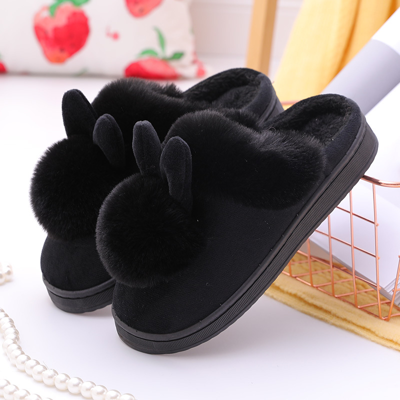 Women's Home Slippers with Rabbit Ears