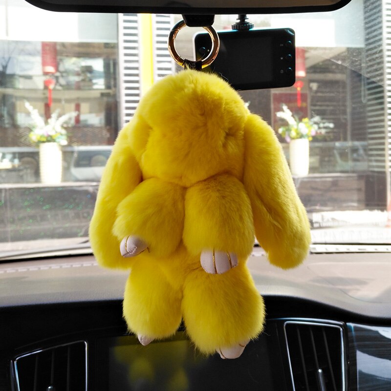 Car Keychain Plush Rabbit Car Keychain Plush Rabbit