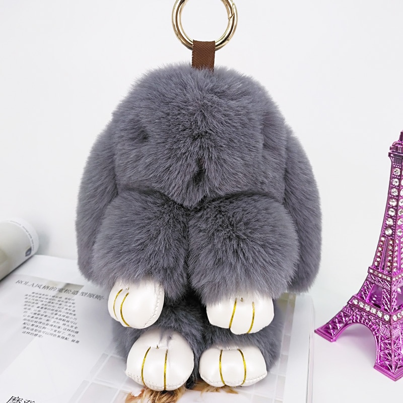 Car Keychain Plush Rabbit Car Keychain Plush Rabbit