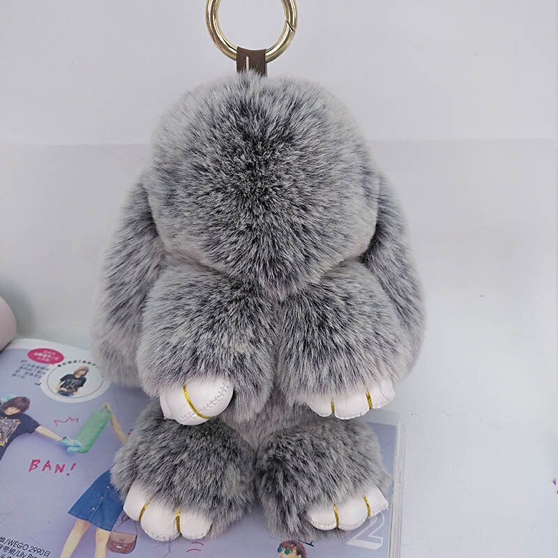 Car Keychain Plush Rabbit Car Keychain Plush Rabbit