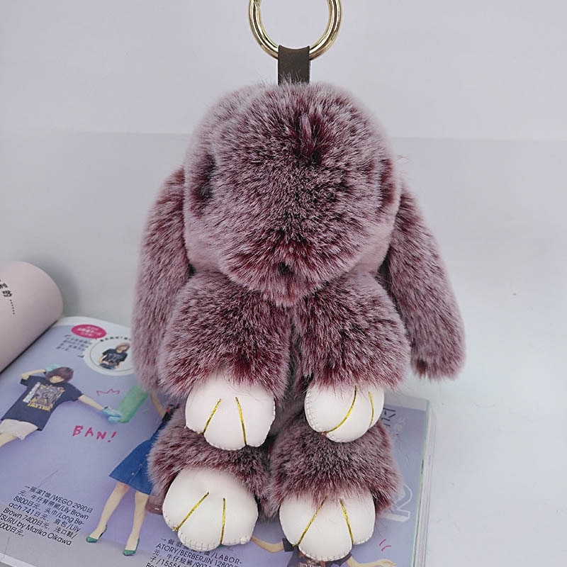 Car Keychain Plush Rabbit Car Keychain Plush Rabbit