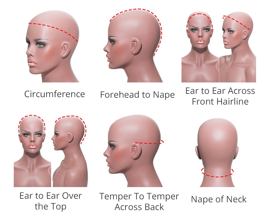 100% Human Hair Wig with Bang 100% Human Hair Wig with Bang