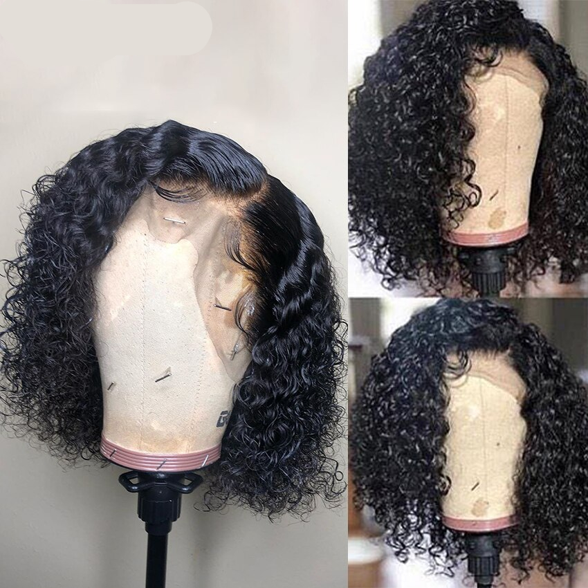 4 x 4 Short Curly Brazilian Wigs 4 x 4 Short Curly Brazilian Wigs